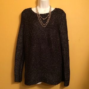 Faded Glory Preloved Black Sweater B4